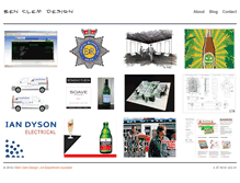 Tablet Screenshot of benclemdesign.co.uk